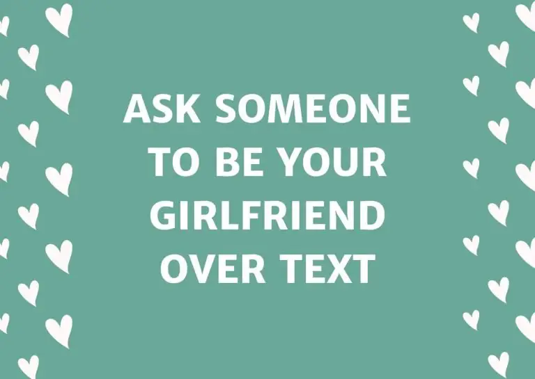 Ask Someone To Be Your Girlfriend Over Text