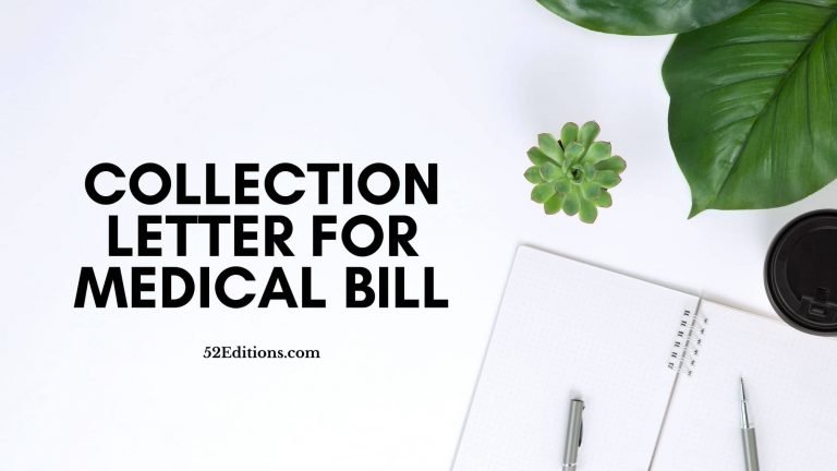 Collection Letter For Medical Bill