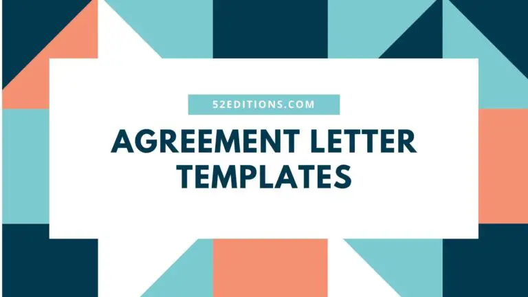 Sample Agreement Letters